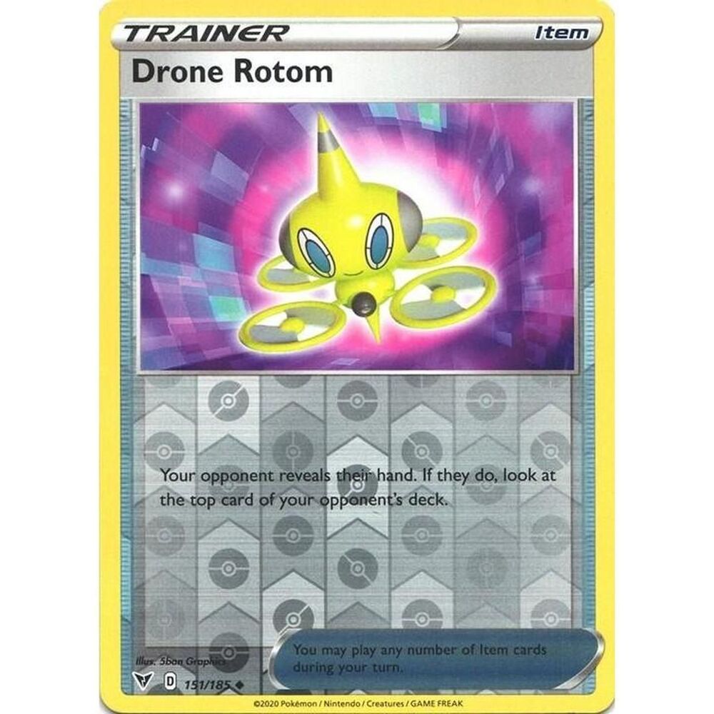 Drone Rotom [Reverse Holo] #151 Pokemon Vivid Voltage